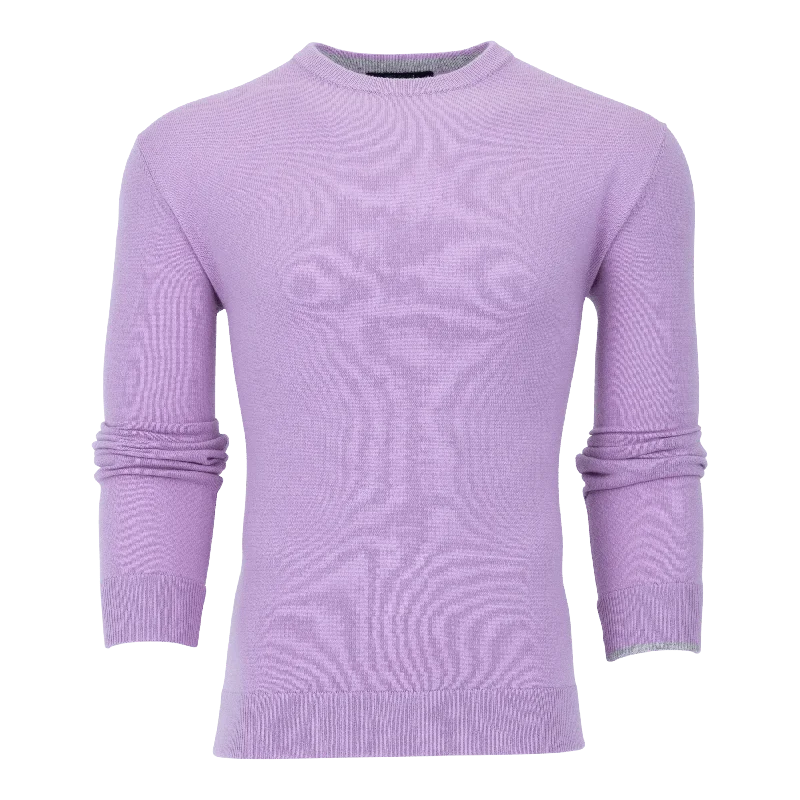 Tomahawk Cashmere Crewneck Sweater (Willowherb)