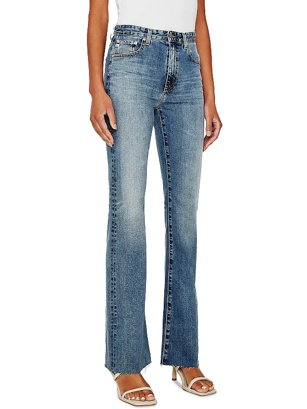 Alexxis Womens Denim Bootcut Jeans