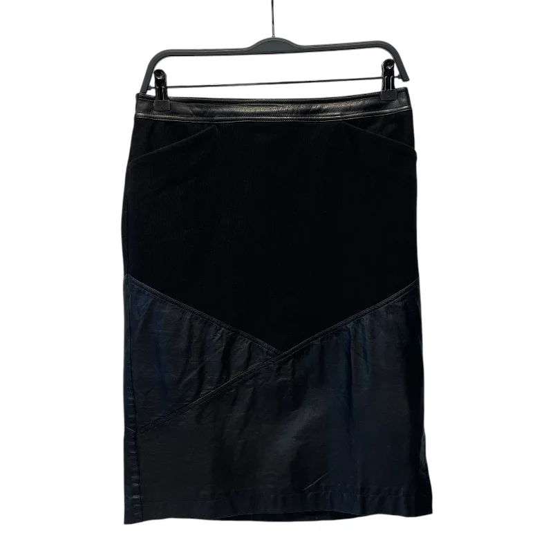 ISSEY MIYAKE/Skirt/3/Leather/BLK/