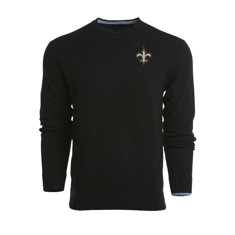 New Orleans Saints Tomahawk Cashmere Crewneck Sweater