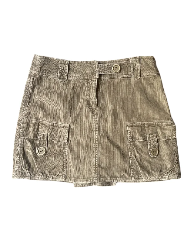 Vintage Cord Mini Skirt