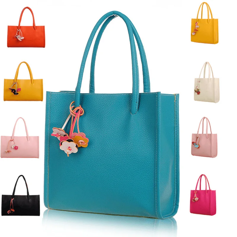 Women Multi Colors Handbag Shopping Bag Casual Tote Bag