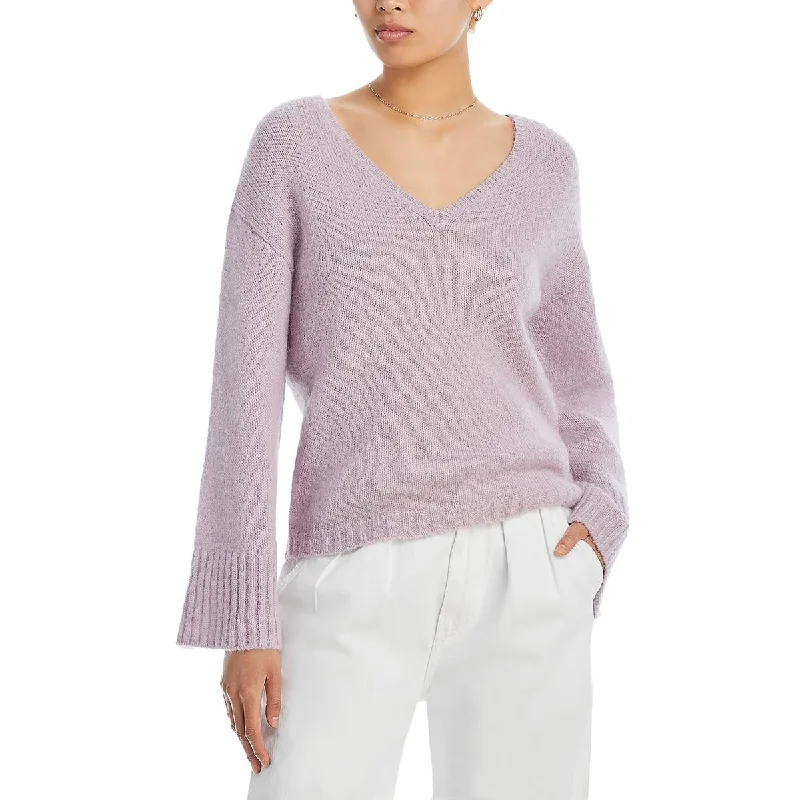 By Malene Birger Womens Wool V-Neck Pullover Sweater