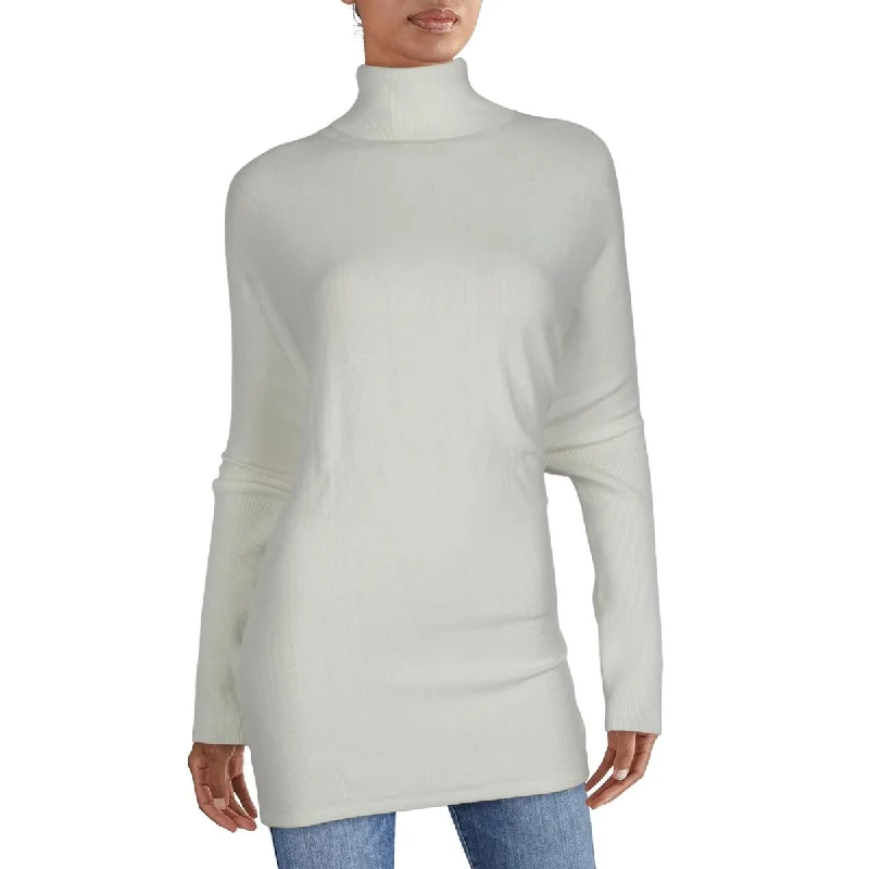 Joseph A. Womens Poncho Turtleneck Pullover Sweater