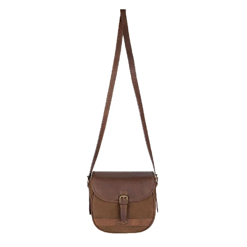 Dubarry Clara Leather Saddle Bag Walnut