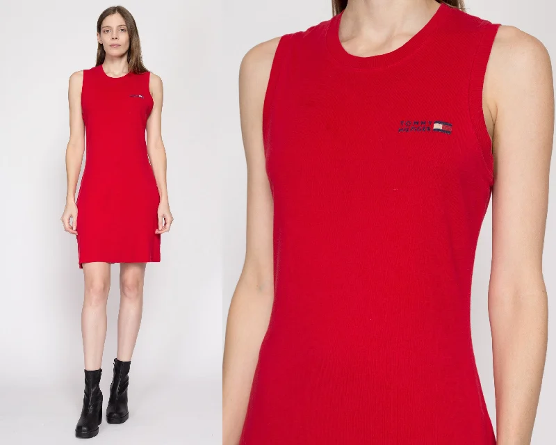 Medium 90s Tommy Hilfiger Red Mini Dress