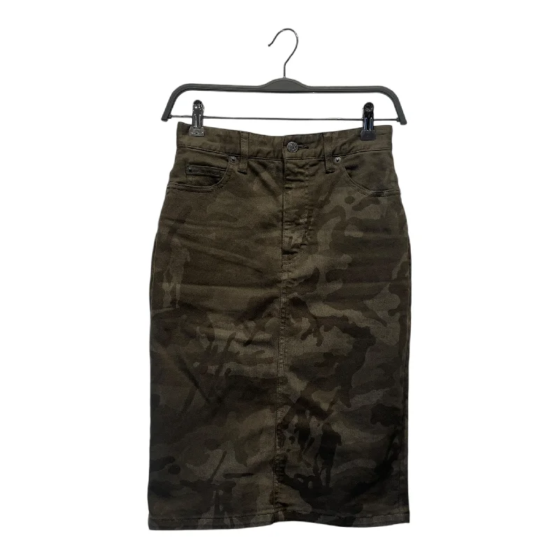 HYSTERIC GLAMOUR/Skirt/XS/Camouflage/Cotton/GRN/