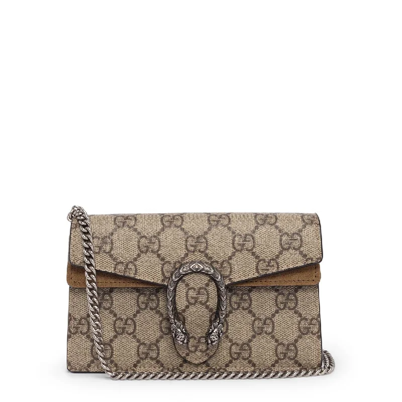 Gucci Beige GG Supreme Super Mini Dionysus Bag