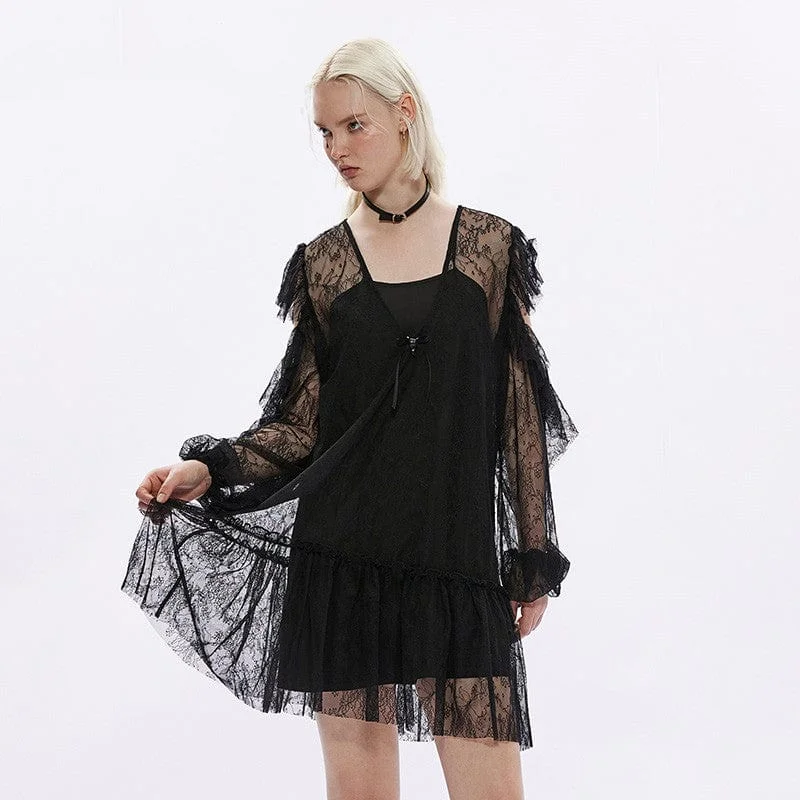 Women's Gothic Lace Doll Dress