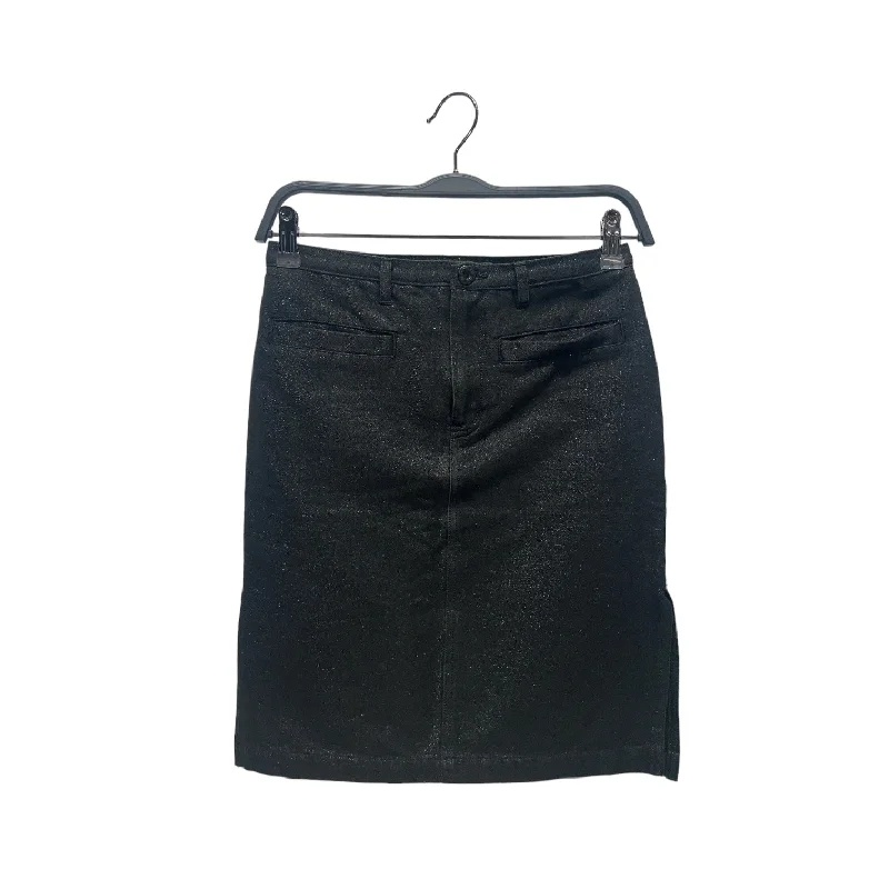 HYSTERIC GLAMOUR/Skirt/S/Cotton/BLK/GLITTER