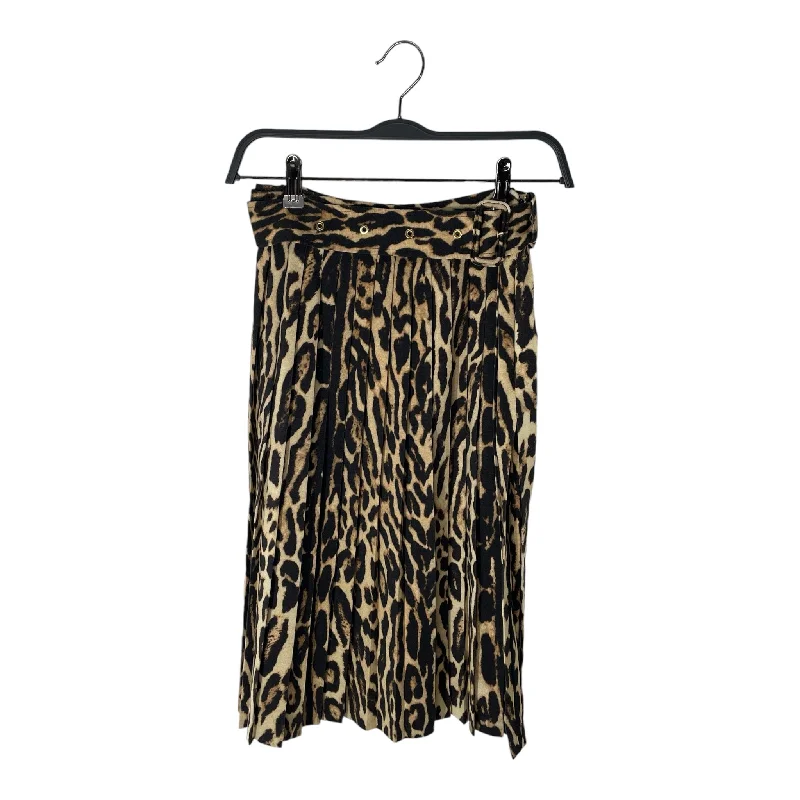 BURBERRY/Skirt/2/Leopard/Cotton/CRM/