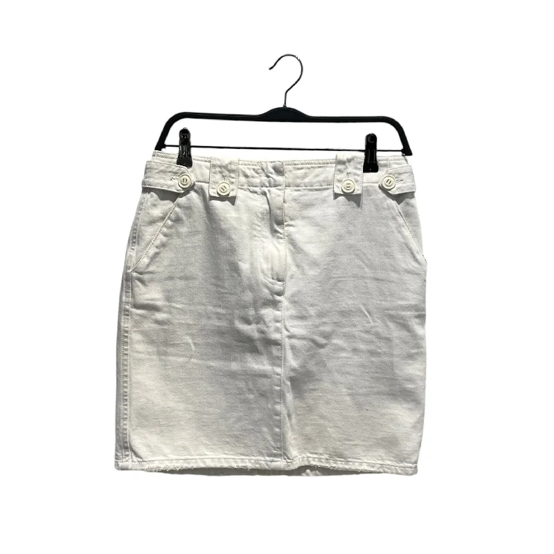 GIVENCHY/Skirt/38/Cotton/WHT/