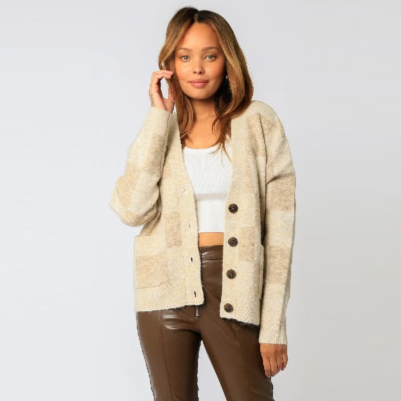 Sweater Cardigan (Oatmeal)