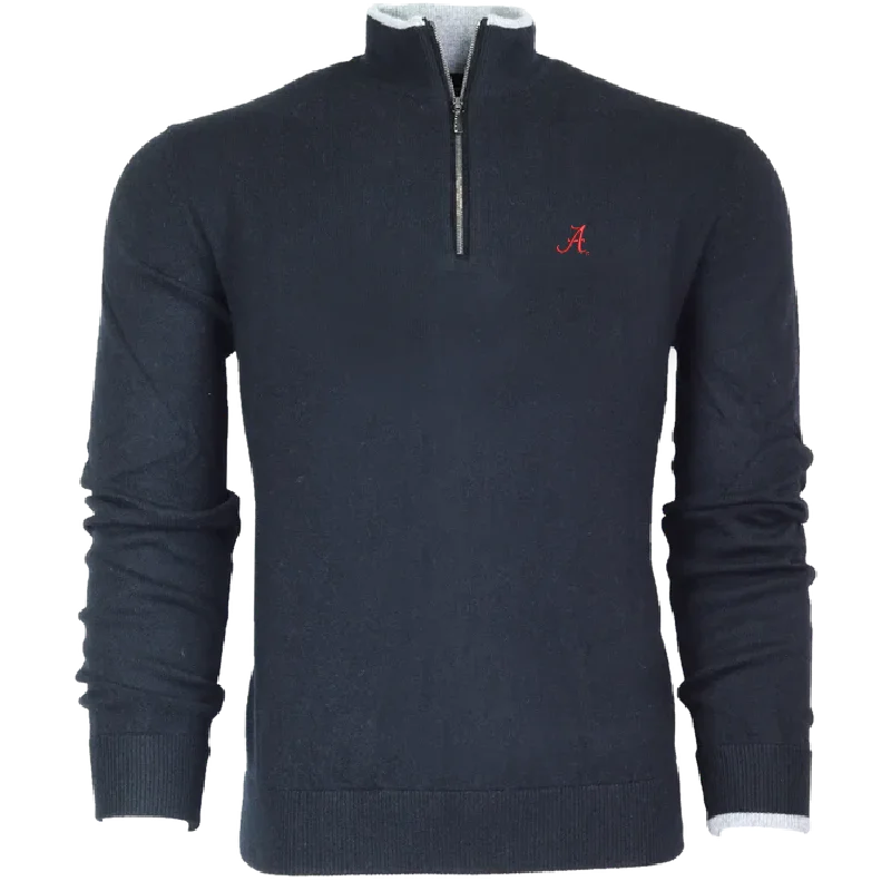 Alabama Sebonack Quarter-Zip Sweater