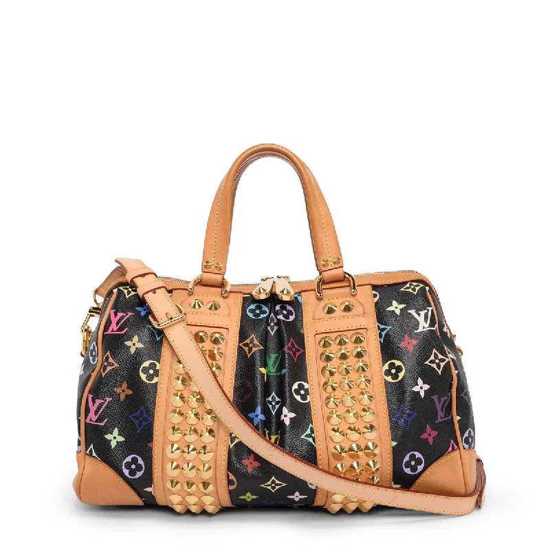 Louis Vuitton Black Monogram Multicolore Courtney MM Bag