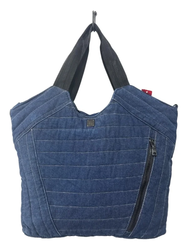 Think Royln Blue Denim Tote Bag