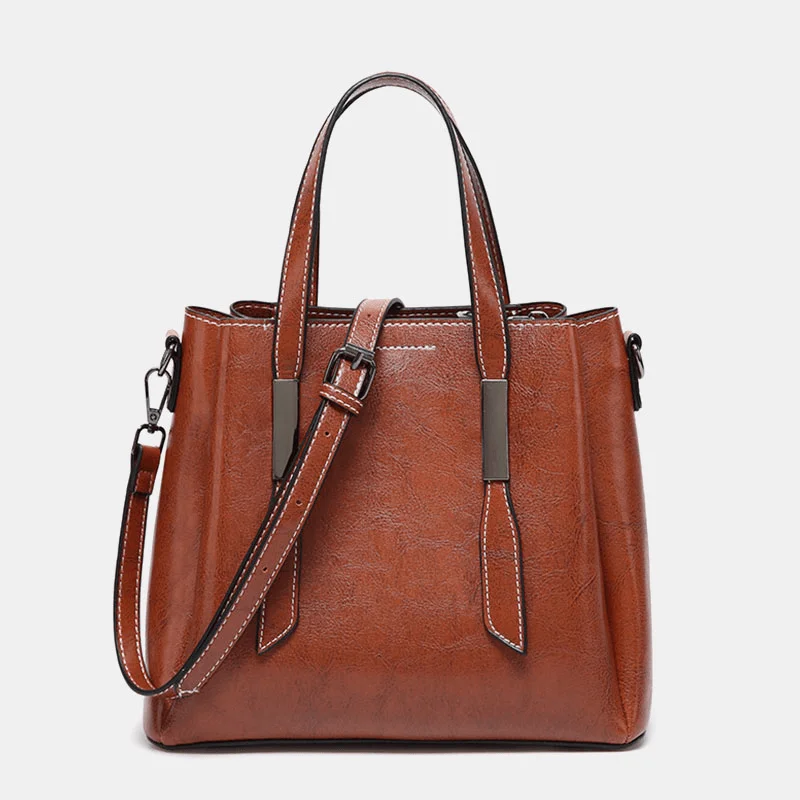 Women Casual Faxu Leather Handbag Shoulder Bag