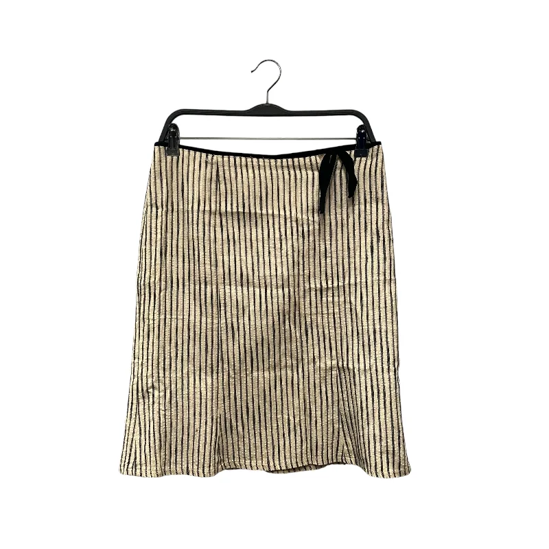 nanette lepore/Skirt/6/Stripe/Cotton/CRM/