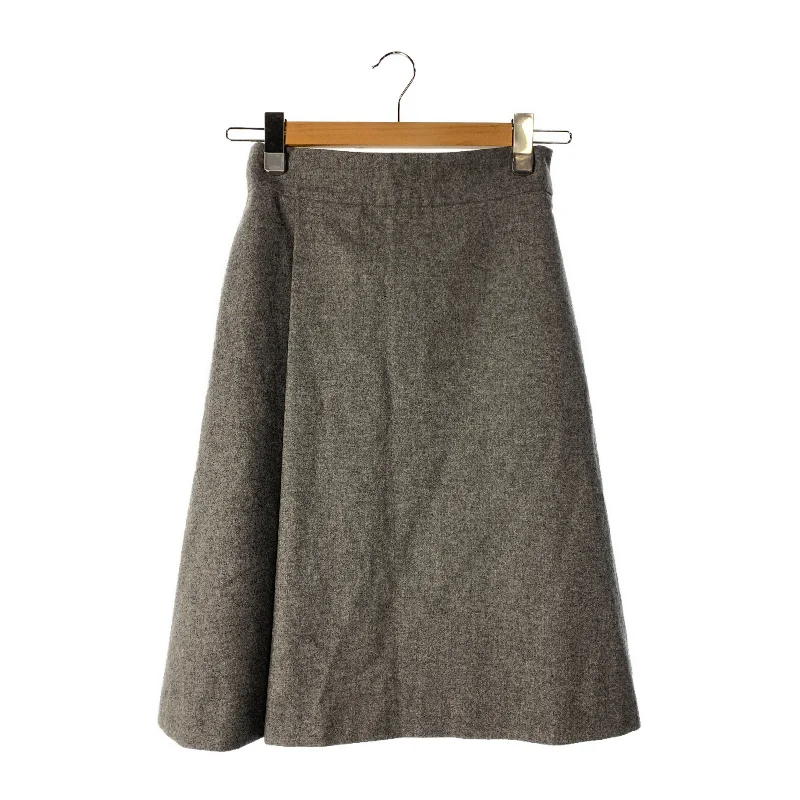 HYKE/Skirt/1/GRY/Wool