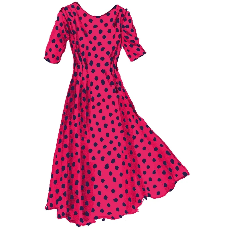 1940s Polka Dot Swing Dress