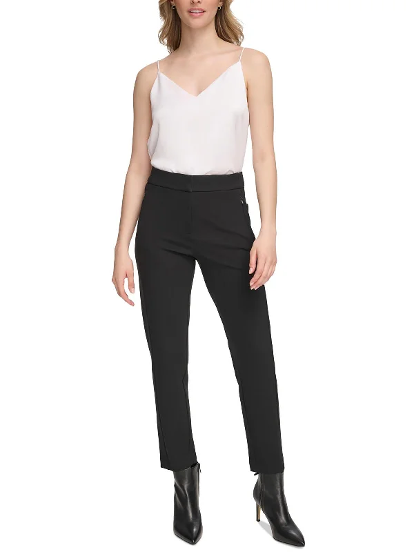 Womens Low Rise Business Ankle Pants