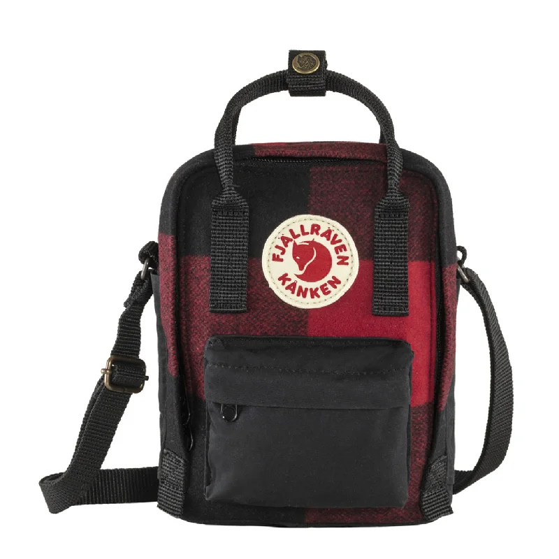 Fjallraven Kanken Re-Wool Sling Red-Black