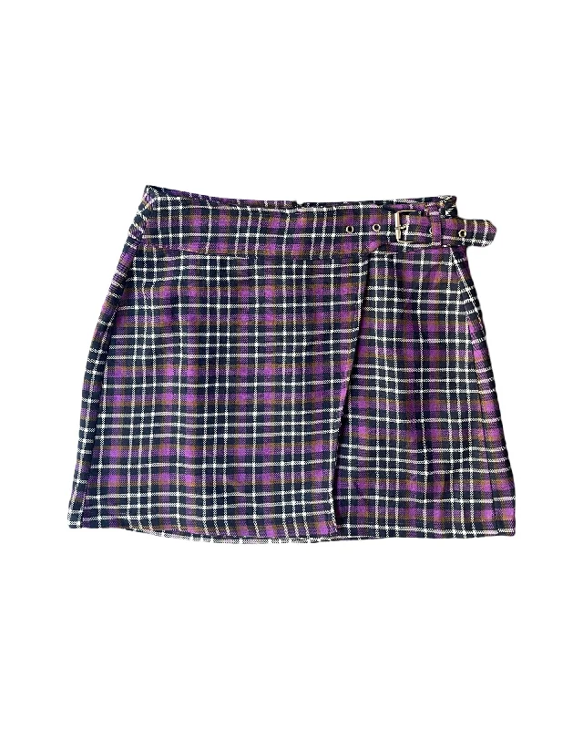 Vintage Y2K Check Mini Skirt