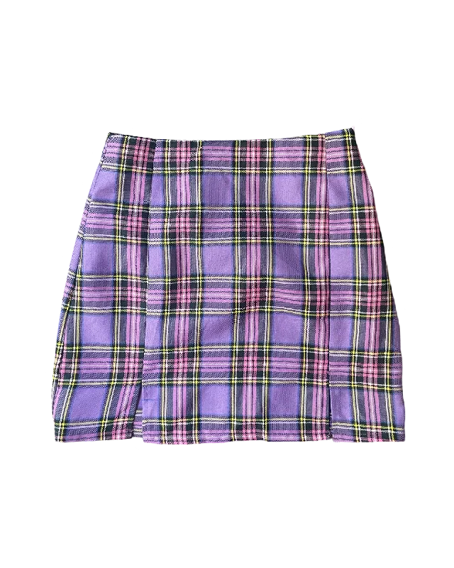 Vintage Y2K Check Mini Skirt