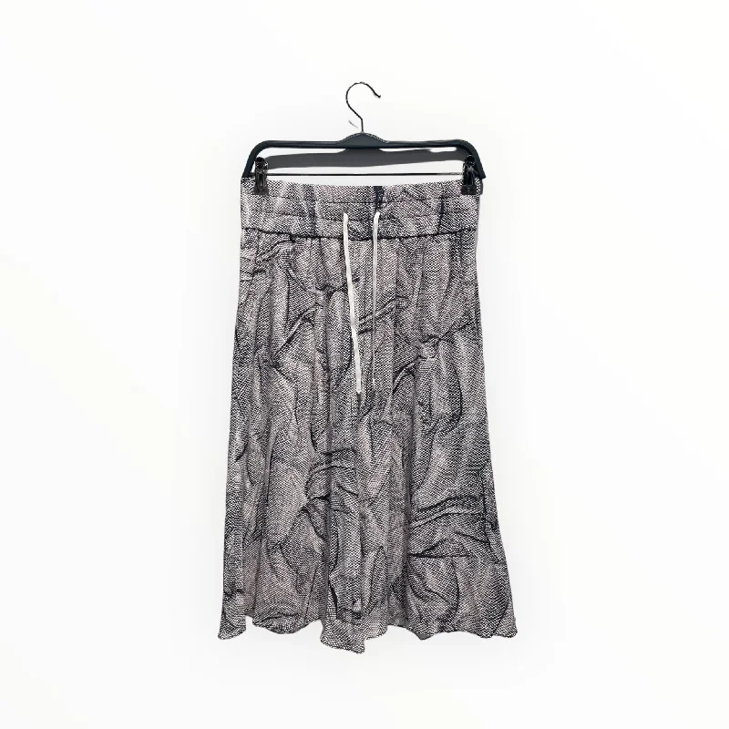 Helmut Lang/Long Skirt/S/All Over Print/Acrylic/WHT/